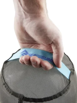 Sea To Summit Eco Mesh Stuffsack pakkauspussi, 8L, tummanharmaa