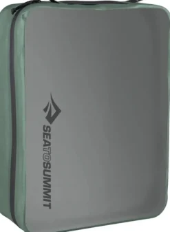 Sea To Summit Hydraulic Packcube pakkauskuutio, XL, harmaavihreä