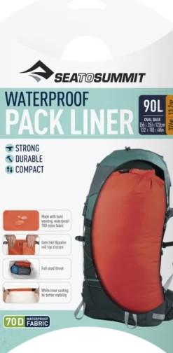 Sea To Summit kuivapussi, 70-90L, vihreä
