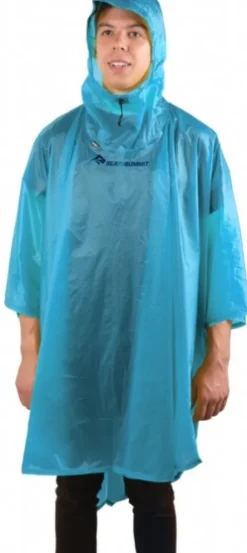 Sea To Summit Poncho 15D Ultrasilicone Blue Sadeviitta