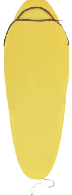 Sea to Summit Sleepliner Reactor Mummy w/Drawcord Standard makuupussilakana, Yellow
