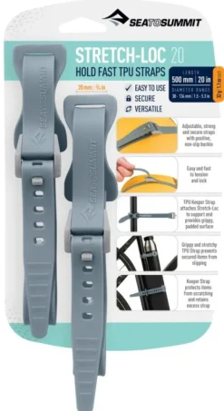 Sea To Summit Strap Stretch-Loc TPU 20x500 mm 2-pack Dusk