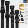 Sea To Summit Strap Stretchloc Set hihnat, 20 mm, 4 kpl, musta