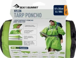 Sea to Summit Tarp Poncho Nylon Green