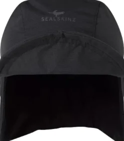 Sealskinz Kirstead Waterproof lippalakki korvaläpillä, musta