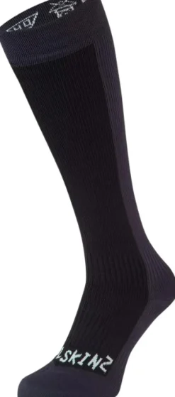 Sealskinz Worstead vedenpitävät sukat, unisex, tummanharmaa/musta