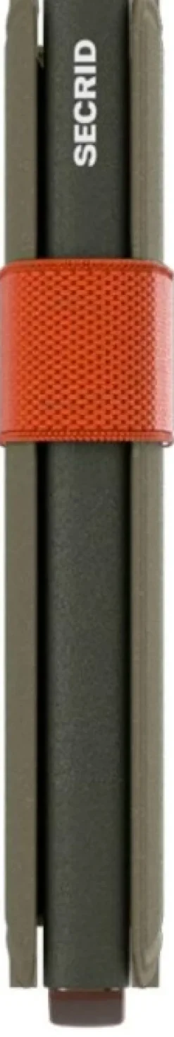 Secrid Bandwallet Liba lompakko, vihreä/oranssi