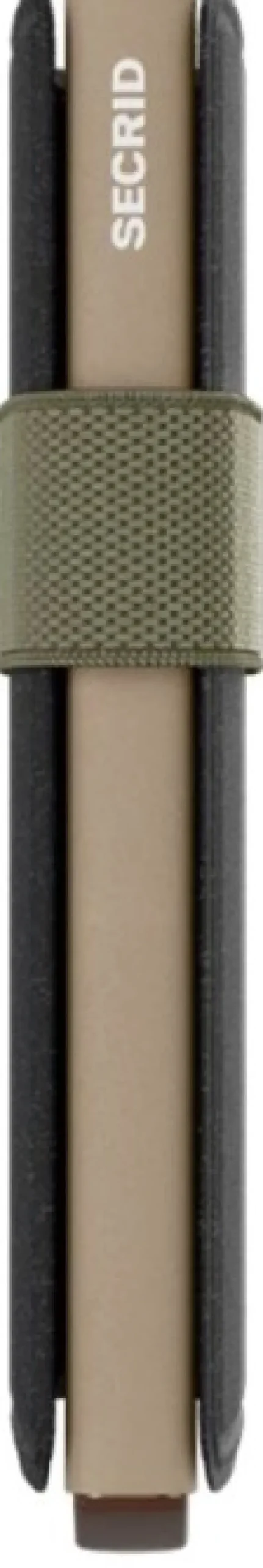 Secrid Bandwallet Liba lompakko, musta/oliivinvihreä