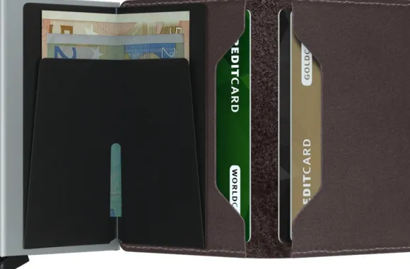 Secrid Slimwallet lompakko, tummanruskea
