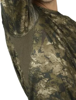 Seeland Active Camo L/S T-Shirt Invis Green