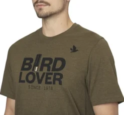 Seeland Bird Lover T-shirt t-paita, Dark Olive Melange