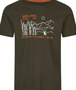 Seeland Landscape T-Shirt Pine Green