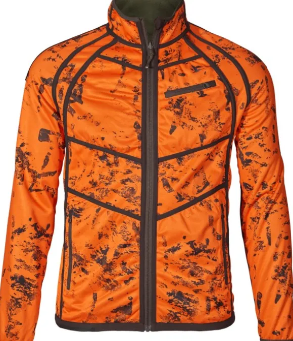 Seeland M's Vantage Reversible Fleece Pine Green/InVis Orange Blaze