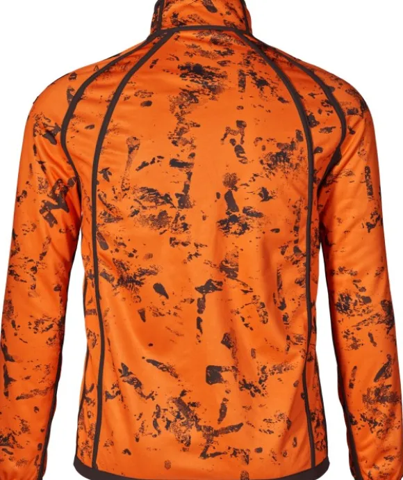 Seeland M's Vantage Reversible Fleece Pine Green/InVis Orange Blaze