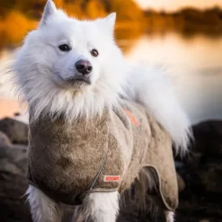 Siccaro SupremePro 2.0 koiran kuivausloimi, 70 cm, vaaleanruskea