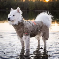 Siccaro SupremePro 2.0 koiran kuivausloimi, 70 cm, vaaleanruskea