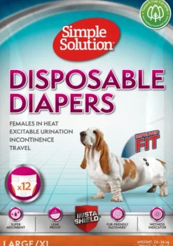 Simple Solution Disposable Diapers nartun suojat, L-XL, 12kpl