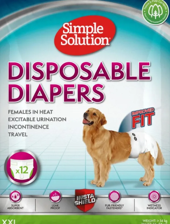 Simple Solution Disposable Diapers nartun suojat, XXL, 12 kpl