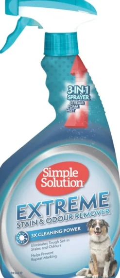 Simple Solution Extreme Stain & Odour Remover hajun- ja tahranpoistoaine, 945 ml