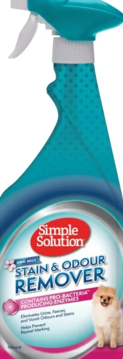 Simple Solution Stain & Odour Remover Spring Breeze hajun- ja tahranpoistoaine, 750 ml