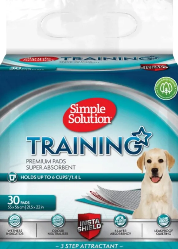Simple Solution Training Premium Pads pennun lattiasuojat, 30 kpl