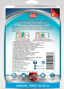 Simple Solution Washable Male Wrap suoja uroskoirille, Medium