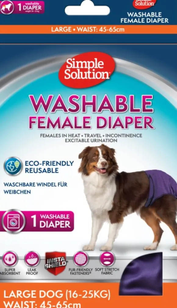 Simple Solution Washable Female Diaper nartun suoja, Large