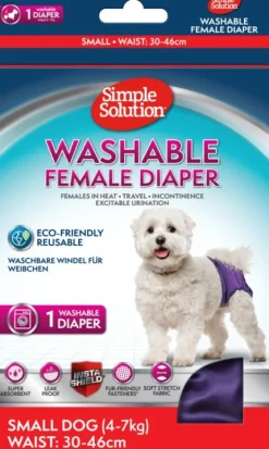 Simple Solution Washable Female Diaper nartun suoja, Small