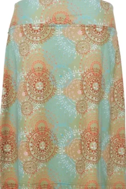 Skhoop Fiona Knee Skirt Green