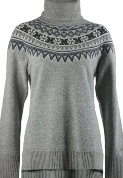 Skhoop Scandinavian Roll Neck neulepusero, harmaa