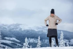 Skhoop Short Down Skirt toppahame, musta