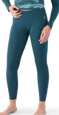 Smartwool Classic Thermal Merino 1/4 Zip naisten merinokerrasto, petrooli