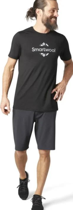 Smartwool MS150 Smartwool Logo Tee t-paita, musta