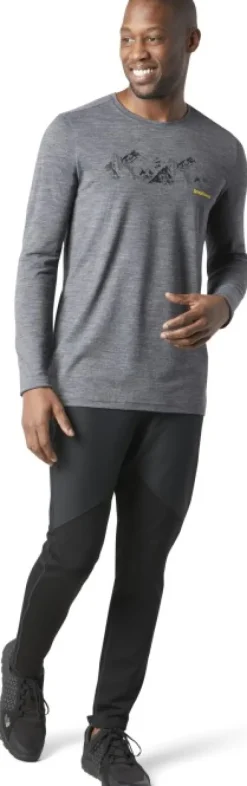 Smartwool MS150 Upper Slopes Tee merinopaita, harmaa