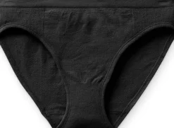 Smartwool Seamless Bikini saumattomat merinovillaiset alushousut, musta