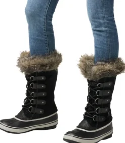 Sorel Joan Of Arctic WP naisten talvikenkä, musta/harmaa (FW23)