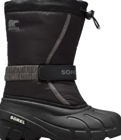 Sorel Kids Flurry lasten talvikenkä, musta/harmaa