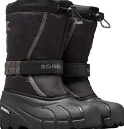 Sorel Kids Flurry lasten talvikenkä, musta/harmaa