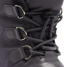 Sorel Kids Yoot Pac Nylon WaterProof lasten talvikenkä, pinkki/musta