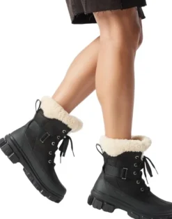 Sorel Torino™ V Parc WP naisten kengät, Black/Sea Salt