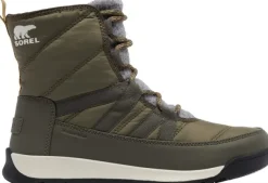 Sorel Whitney II Short Lace Waterproof naisten talvikengät, maastonvihreä