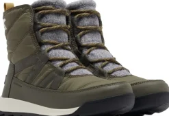Sorel Whitney II Short Lace Waterproof naisten talvikengät, maastonvihreä