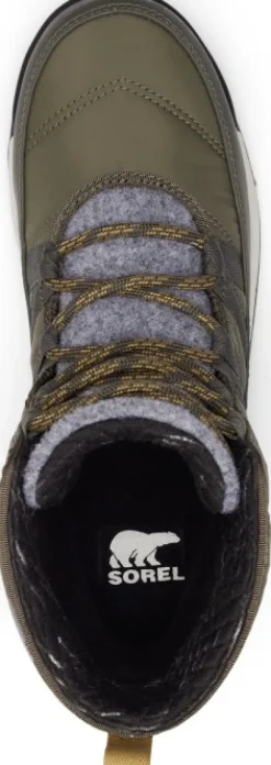 Sorel Whitney II Short Lace Waterproof naisten talvikengät, maastonvihreä