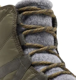 Sorel Whitney II Short Lace Waterproof naisten talvikengät, maastonvihreä