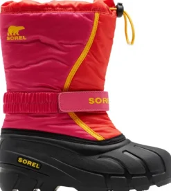 Sorel Youth Unisex Youth Flurry lasten talvikengät, punainen