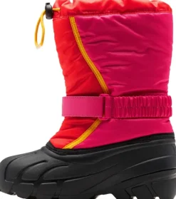 Sorel Youth Unisex Youth Flurry lasten talvikengät, punainen