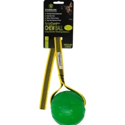 Starmark Gripcord Chew Ball Long M/L