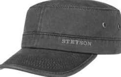 Stetson Army Cap CO/PES Black