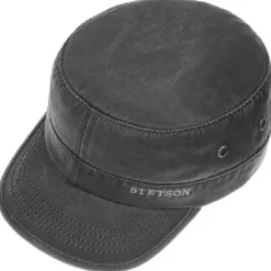 Stetson Army Cap CO/PES Black