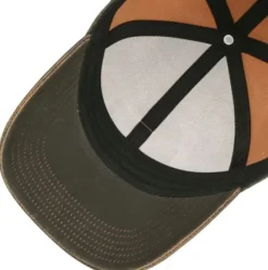 Stetson Baseball Cap CO/PES Leather Patch Brown